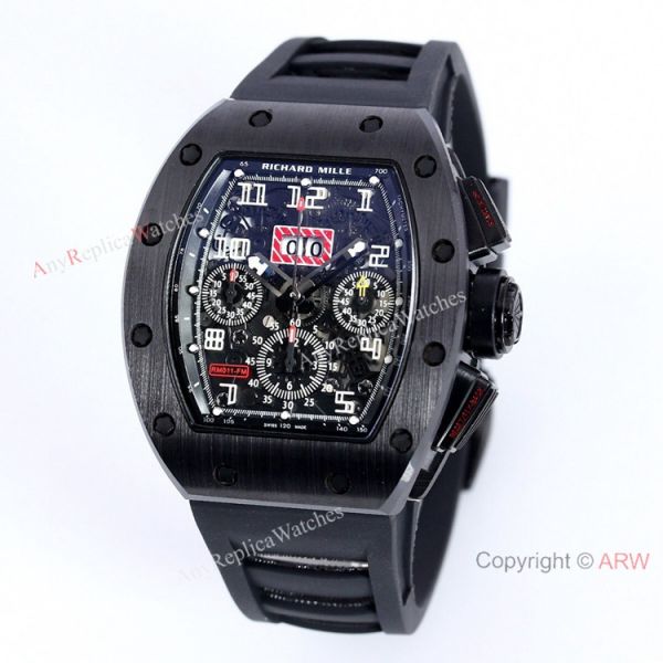 Best Copy Richard Mille RM 011-FM Chronograph Carbon Watch Automatic For Men Best Copy Richard Mille RM 011-FM Chronograph Carbon Watch Automatic For Men