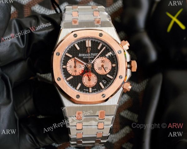 Knockoff Audemars Piguet Royal Oak 42mm Watch 2-Tone Rose Gold Chronograph Knockoff Audemars Piguet Royal Oak 42mm Watch 2-Tone Rose Gold Chronograph