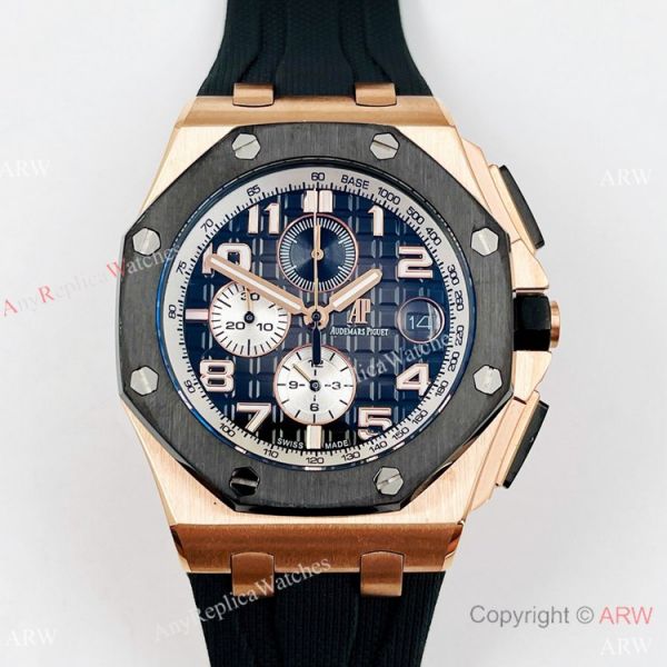 Japan Grade Audemars Piguet Royal Oak Offshore Copy Watches Blue Bezel 44mm Japan Grade Audemars Piguet Royal Oak Offshore Copy Watches Blue Bezel 44mm