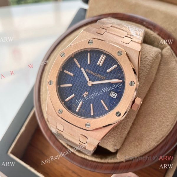 Copy Audemars Piguet Royal Oak Jumbo QUARTZ Watch Rose Gold White Dial Copy Audemars Piguet Royal Oak Jumbo QUARTZ Watch Rose Gold White Dial