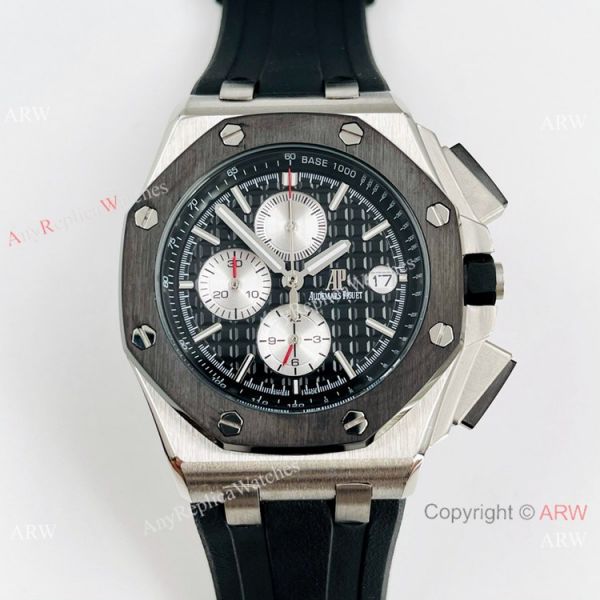 High-end Copy Audemars Piguet Offshore Chronograph Watch Black Bezel High-end Copy Audemars Piguet Offshore Chronograph Watch Black Bezel
