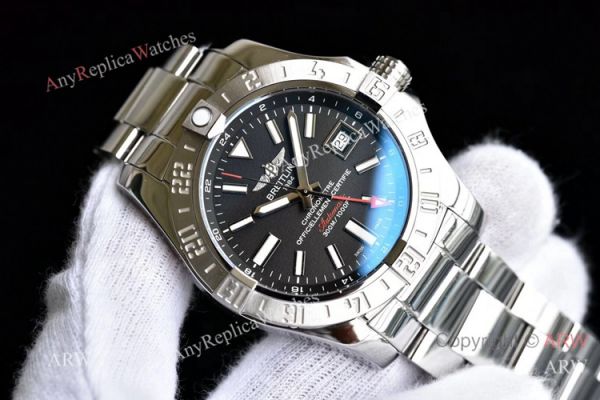 GF Factory Swiss Breitling Avenger II GMT GF 2836 Movement Watch Stainless Steel GF Factory Swiss Breitling Avenger II GMT GF 2836 Movement Watch Stainless Steel