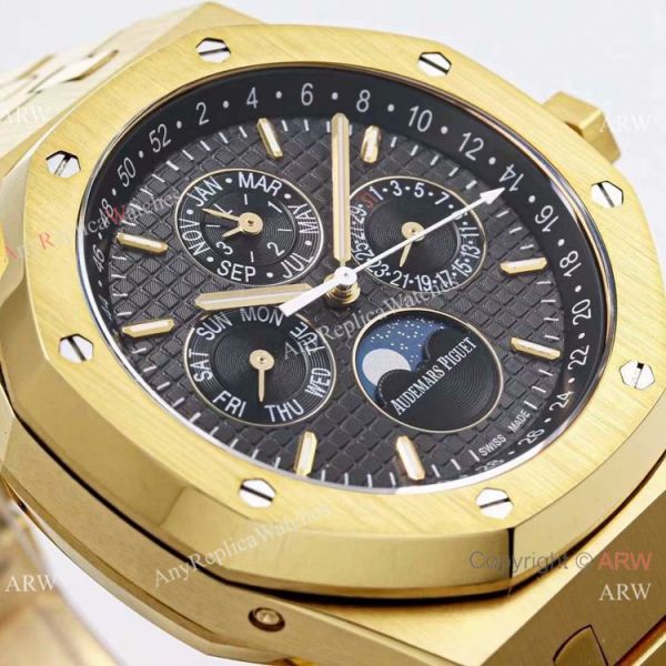 2021 BF Factory Audemars Piguet Perpetual Calendar Royal Oak Cal.5134 Watch Yellow Gold Black Dial 41mm 2021 BF Factory Audemars Piguet Perpetual Calendar Royal Oak Cal.5134 Watch Yellow Gold Black Dial 41mm