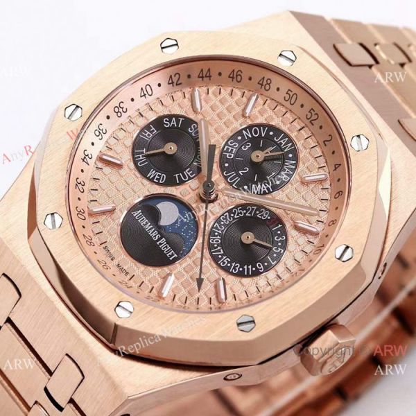 2021 New Replica Audemars Piguet Perpetual Calendar Royal Oak BF Cal.5134 Watch Rose Gold 41mm 2021 New Replica Audemars Piguet Perpetual Calendar Royal Oak BF Cal.5134 Watch Rose Gold 41mm
