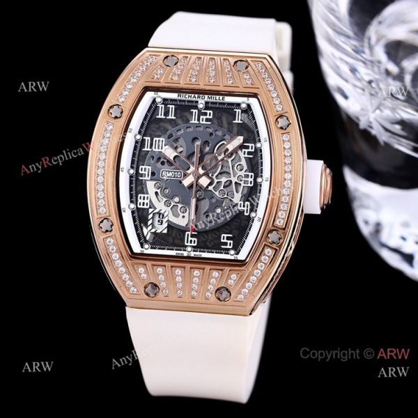 Best Quality Copy Richard Mille Rm010 Rose Gold Full Diamonds Watch Automatic Best Quality Copy Richard Mille Rm010 Rose Gold Full Diamonds Watch Automatic