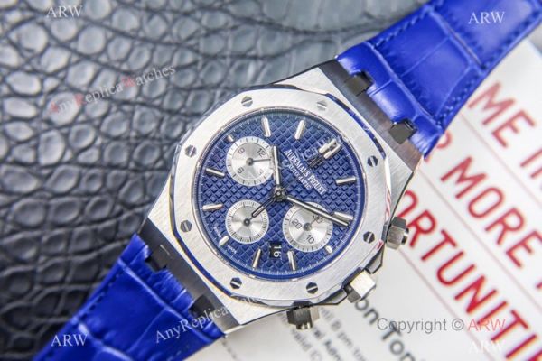 Grade 1A Swiss Copy Audemars Piguet Royal Oak Chrono ETA 7750 Watch 41mm SS Blue Dial Grade 1A Swiss Copy Audemars Piguet Royal Oak Chrono ETA 7750 Watch 41mm SS Blue Dial