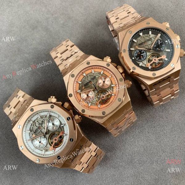 High Quality Audemars Piguet Royal Oak Offshore Skeleton Rose Gold Watch High Quality Audemars Piguet Royal Oak Offshore Skeleton Rose Gold Watch
