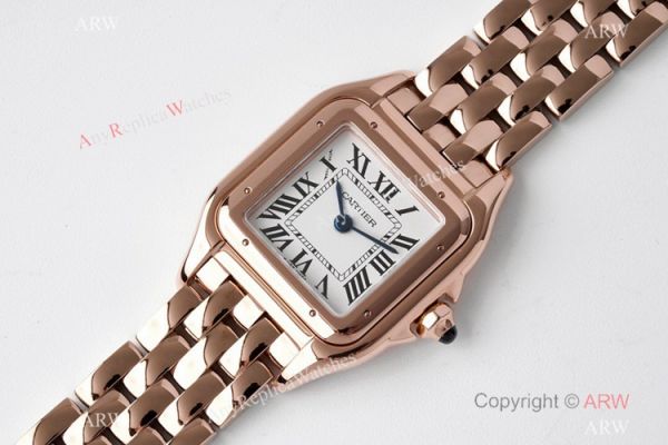 BV factory 1:1 Best Replica Panthere De Cartier 22mm Watch Rose Gold Case BV factory 1:1 Best Replica Panthere De Cartier 22mm Watch Rose Gold Case