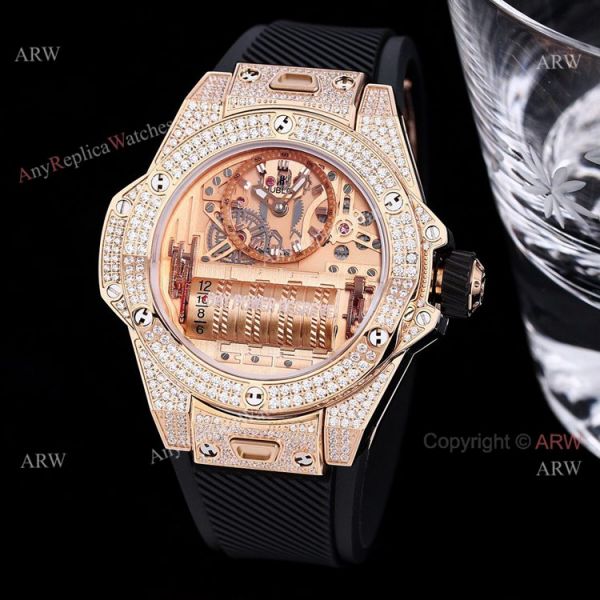 High Quality Replica Hublot Big Bang MP-11 Watch With Diamonds 45mm High Quality Replica Hublot Big Bang MP-11 Watch With Diamonds 45mm