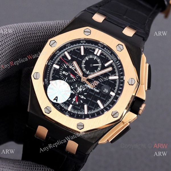 JF 1:1 Swiss Audemars Piguet AP Royal Oak Offshore 26406FR Black and Rose Gold Watch Super Clone JF 1:1 Swiss Audemars Piguet AP Royal Oak Offshore 26406FR Black and Rose Gold Watch Super Clone