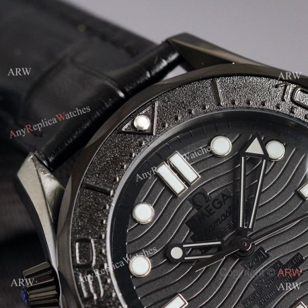 New 2021 Watches Swiss Omega Seamaster Diver 300m Black Black Watch Leather Strap New 2021 Watches Swiss Omega Seamaster Diver 300m Black Black Watch Leather Strap