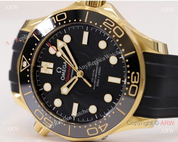 Super Clone Omega Seamaster James Bond OR 8800 Movement Watch Gold Case 42mm Super Clone Omega Seamaster James Bond OR 8800 Movement Watch Gold Case 42mm