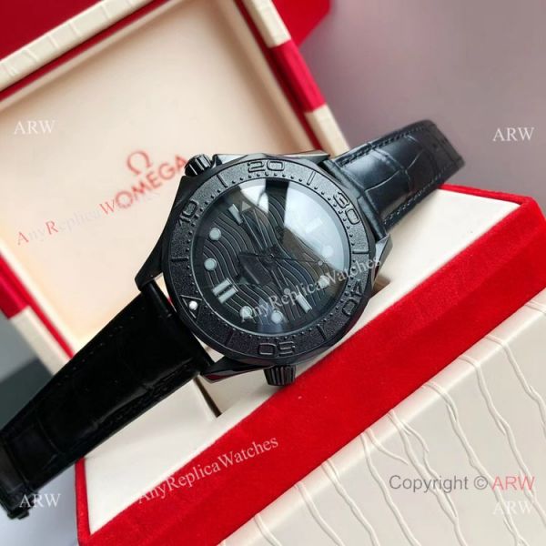 2021 New Omega Seamaster Diver 300m Black Black Ceramic Watch 2021 New Omega Seamaster Diver 300m Black Black Ceramic Watch