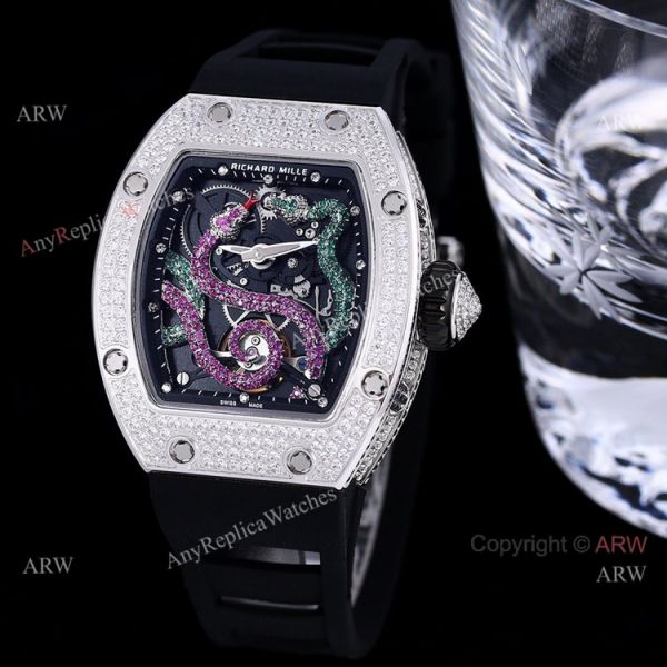 High Quality Copy Richard Mille Rm026 Snake Dial Tourbillon Serpent Watch With Diamond High Quality Copy Richard Mille Rm026 Snake Dial Tourbillon Serpent Watch With Diamond