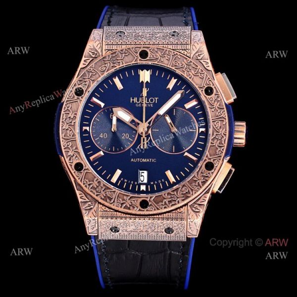 Men Hublot Classic Fusion Chronograph 42mm Black Dial Replica Watch Men Hublot Classic Fusion Chronograph 42mm Black Dial Replica Watch