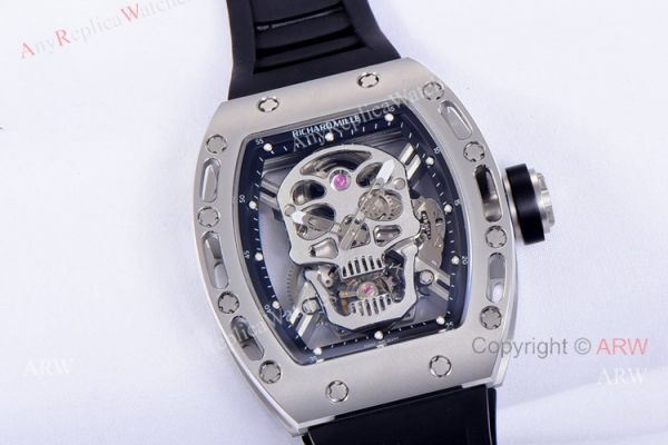 JB Factory Richard Mille Skull Watch For Sale RM 52-01 Tourbillon For Men Replica JB Factory Richard Mille Skull Watch For Sale RM 52-01 Tourbillon For Men Replica