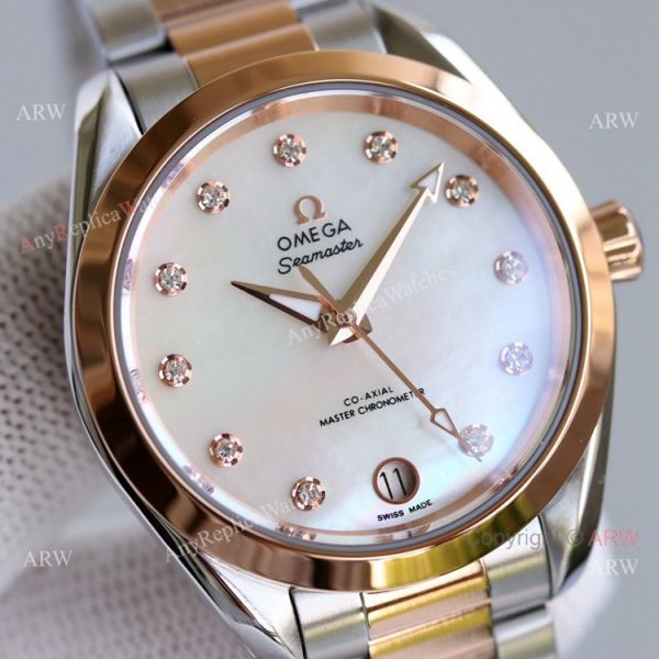High Quality Replica Omega Constellation Two Tone Rose Gold Ladies Watch 34mm High Quality Replica Omega Constellation Two Tone Rose Gold Ladies Watch 34mm