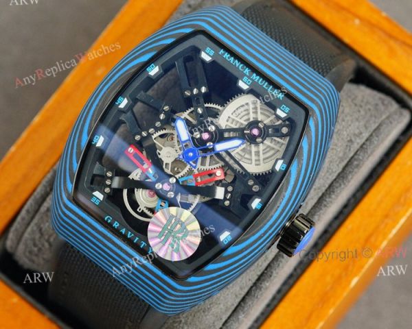 High Quality Replica Franck Muller Skeleton Carbon Watch Automatic Black Rubber Band High Quality Replica Franck Muller Skeleton Carbon Watch Automatic Black Rubber Band