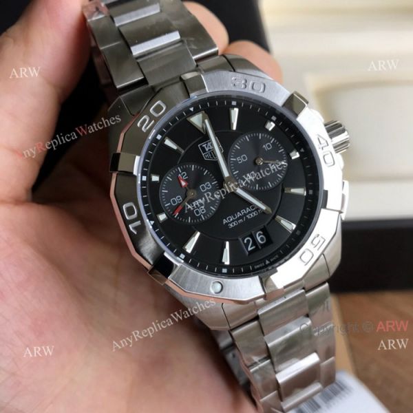 Swis Quality Tag Heuer Aquaracer 41mm Black Dial Swiss Ronda Quartz Movement Knockoff Watch Swis Quality Tag Heuer Aquaracer 41mm Black Dial Swiss Ronda Quartz Movement Knockoff Watch
