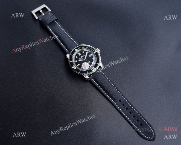 JH Blancpain Fifty Fathoms Swiss Watch Black Dial Black Bezel JH Blancpain Fifty Fathoms Swiss Watch Black Dial Black Bezel