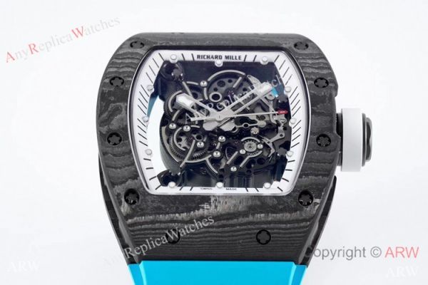 ZF Favtory Richard Mille RM 055 Bubba Watson NTPT Carbon Blue Watch 42mm ZF Favtory Richard Mille RM 055 Bubba Watson NTPT Carbon Blue Watch 42mm