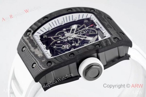 ZF Favtory Richard Mille RM055 Bubba Watson NTPT CarbonWhite Men Watch ZF Favtory Richard Mille RM055 Bubba Watson NTPT CarbonWhite Men Watch