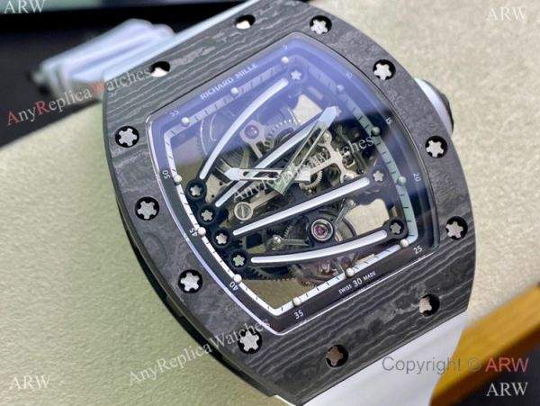 Super Clone Richard Mille Rm59-01 Tourbillon Yohan Blake Watch Carbon 42mm Super Clone Richard Mille Rm59-01 Tourbillon Yohan Blake Watch Carbon 42mm