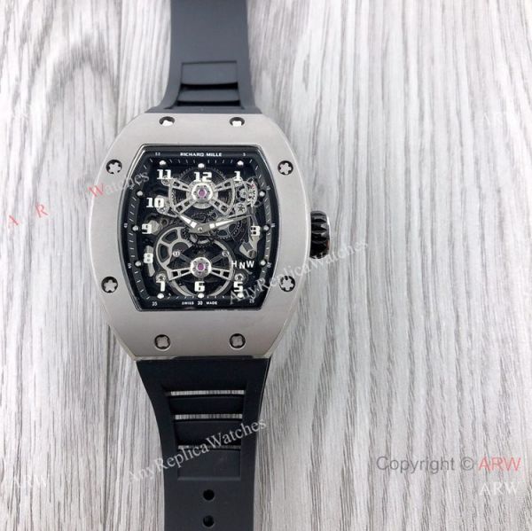 Swiss Richard Mille RM17-01 Tourbillion Watch Titanium Case Swiss Richard Mille RM17-01 Tourbillion Watch Titanium Case