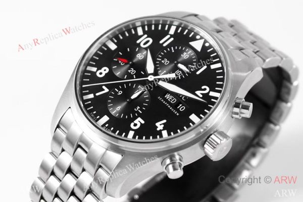 ZF Factory V2 IWC Pilots Swiss 7750 Watch Stainless Steel Super Clone ZF Factory V2 IWC Pilots Swiss 7750 Watch Stainless Steel Super Clone
