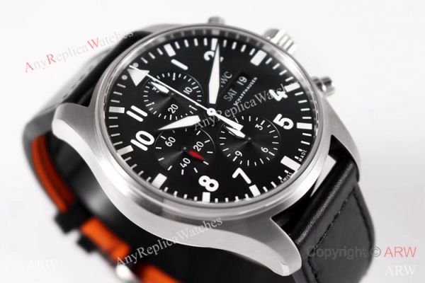 ZF Factory V2 IWC Pilots Replica Watch Swiss 7750 Black Leather Strap ZF Factory V2 IWC Pilots Replica Watch Swiss 7750 Black Leather Strap