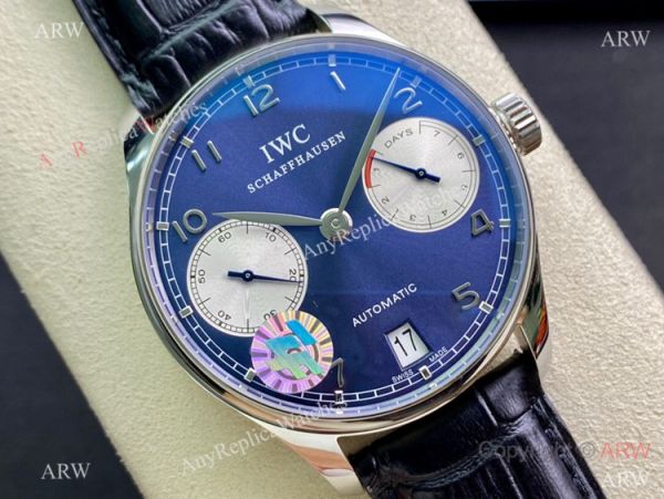 ZF Factory IWC Portugieser 7 Days Bucherer Blue Dial Watches 42mm ZF Factory IWC Portugieser 7 Days Bucherer Blue Dial Watches 42mm