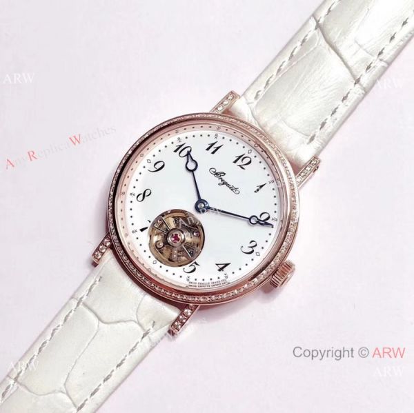 New Copy Breguet Classique Flying Tourbillon Diamond Rose Gold Watch 32mm New Copy Breguet Classique Flying Tourbillon Diamond Rose Gold Watch 32mm