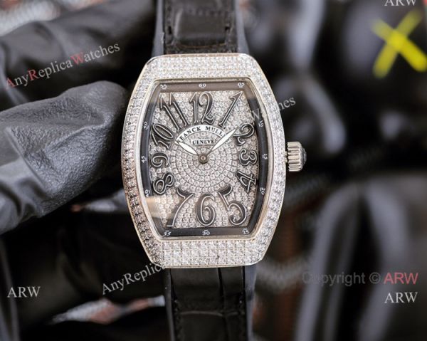 Swiss Quartz Franck Muller Vanguard Lady Watches Purple Gummy Strap Swiss Quartz Franck Muller Vanguard Lady Watches Purple Gummy Strap