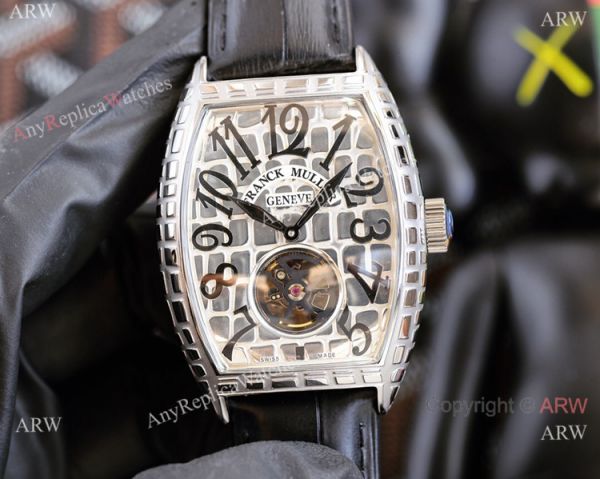 Copy Franck Muller Cintree Curvex Flying Tourbillon watch brown Leahter Strap Copy Franck Muller Cintree Curvex Flying Tourbillon watch brown Leahter Strap