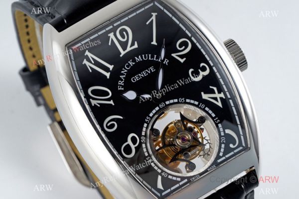 AB Factory Franck Muller Cintree Curvex Imperial Tourbillon Watch Ss Black Dial AB Factory Franck Muller Cintree Curvex Imperial Tourbillon Watch Ss Black Dial