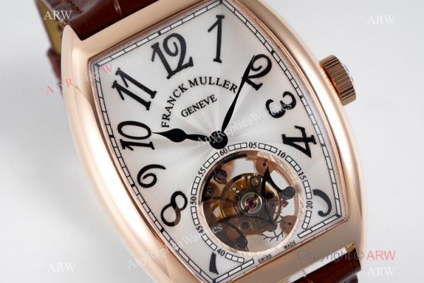 AB Factory Franck Muller Imperial Tourbillon Cintree Curvex Rose Gold White Watch Swiss Replica AB Factory Franck Muller Imperial Tourbillon Cintree Curvex Rose Gold White Watch Swiss Replica