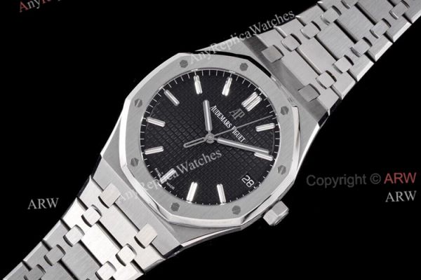 Black Face AP Royal Oak 15500 ZF Factory Superclone Watches 41mm Black Face AP Royal Oak 15500 ZF Factory Superclone Watches 41mm