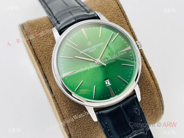 2021 New! MK Factory V4 Vacheron Constantin Patrimony 9015 Watch Olive Green Dial 2021 New! MK Factory V4 Vacheron Constantin Patrimony 9015 Watch Olive Green Dial