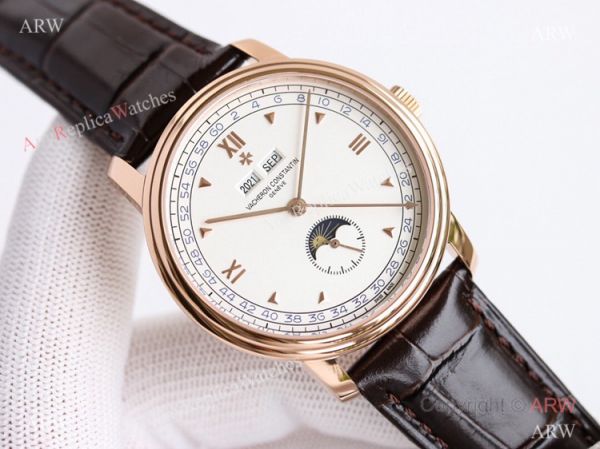 TWS Factory 1-1 Copy Vacheron Constantin Historiques Calendrier Complet 1948 40mm 3100v Watch Rose Gold White Dial TWS Factory 1-1 Copy Vacheron Constantin Historiques Calendrier Complet 1948 40mm 3100v Watch Rose Gold White Dial