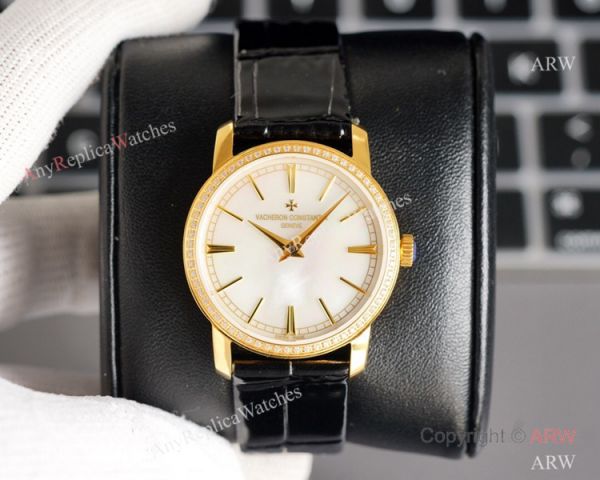 NEW! Swiss Grade Vacheron Constantin Traditionnelle Ultra Thin Women Watch 9015 Gold Diamond NEW! Swiss Grade Vacheron Constantin Traditionnelle Ultra Thin Women Watch 9015 Gold Diamond
