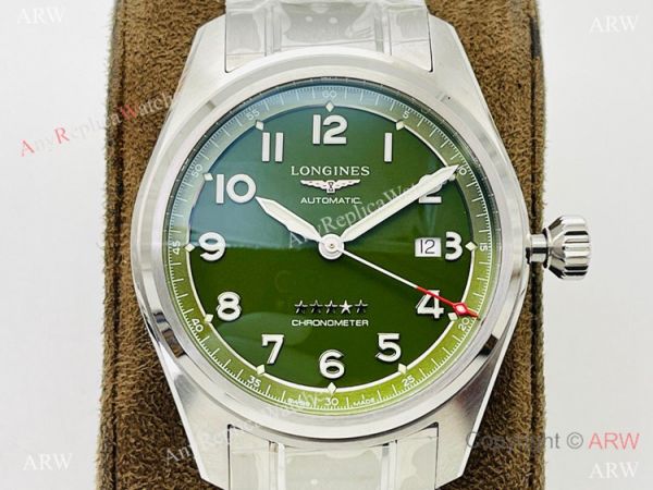 CF Factory V2 Replica Longines Spirit Olive Green Dial Swiss ETA2892 Watch Super Clone CF Factory V2 Replica Longines Spirit Olive Green Dial Swiss ETA2892 Watch Super Clone
