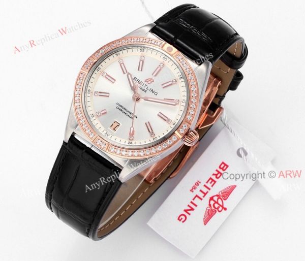Buy Replica Breitling Chronomat Automatic 36 Rose Gold Watch With Diamonds Buy Replica Breitling Chronomat Automatic 36 Rose Gold Watch With Diamonds