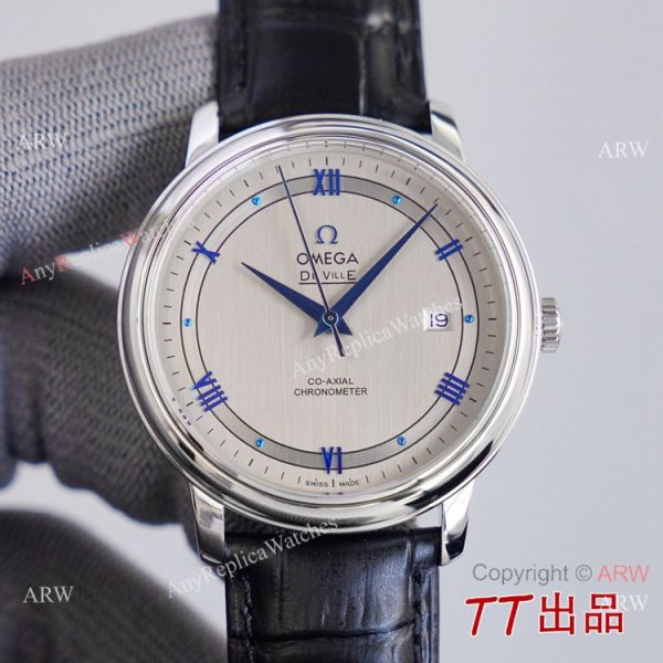 Swiss Quality Omega DeVille Co-Axial SS Rhodium Grey Dial Watch 8215 Movement Swiss Quality Omega DeVille Co-Axial SS Rhodium Grey Dial Watch 8215 Movement