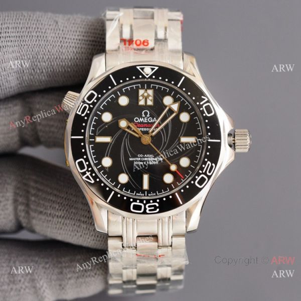 Swiss Quality Omega Seamaster James Bond Limited Edition 300m Watch 8215 Two Tone Case Swiss Quality Omega Seamaster James Bond Limited Edition 300m Watch 8215 Two Tone Case