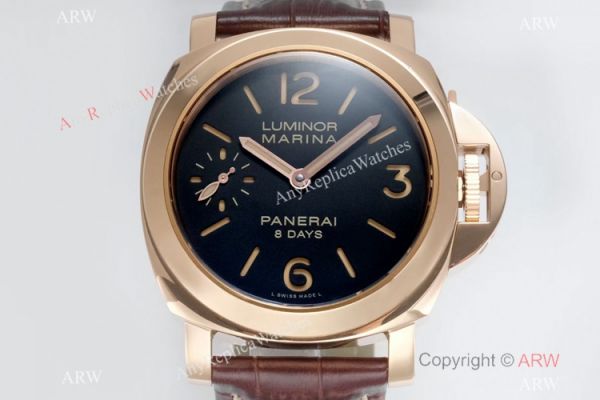 HW Factory Panerai Luminor Marina 8 Days Oro Rosso PAM511 Watch Rose Gold 44mm HW Factory Panerai Luminor Marina 8 Days Oro Rosso PAM511 Watch Rose Gold 44mm