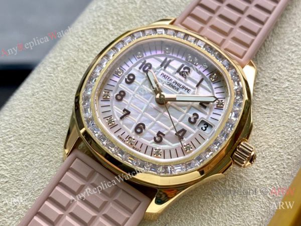 PPF Factory Patek Philippe Lady-Aquanaut Cal.324 Watch Yellow Gold MOP Dial PPF Factory Patek Philippe Lady-Aquanaut Cal.324 Watch Yellow Gold MOP Dial
