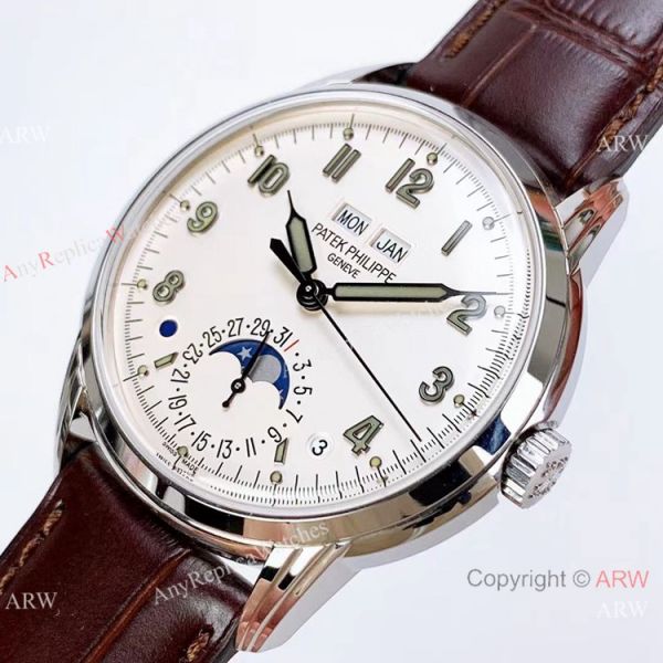 (GR) Super Clone Patek Philippe Perpetual Calendar 5320g Watch White Face Cal.324 SQ (GR) Super Clone Patek Philippe Perpetual Calendar 5320g Watch White Face Cal.324 SQ