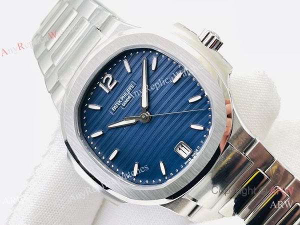 3K Factory 1:1 Best Patek Philippe Nautilus Ladies Cal.324 Watch Blue Face 34mm 3K Factory 1:1 Best Patek Philippe Nautilus Ladies Cal.324 Watch Blue Face 34mm