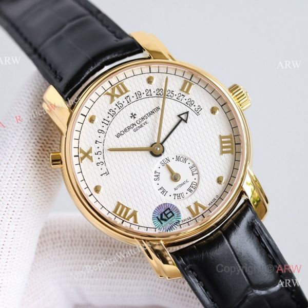 Swiss Grade Copy Vacheron Constantin Malte Patrimony 31-Day Retrograde watch Yellow Gold Cal.2460 Movement Swiss Grade Copy Vacheron Constantin Malte Patrimony 31-Day Retrograde watch Yellow Gold Cal.2460 Movement