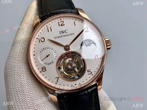 Swiss Grade 1 IWC Portugieser Tourbillon Edition Copy Watch IWC Grand Complications Rose Gold 42mm Swiss Grade 1 IWC Portugieser Tourbillon Edition Copy Watch IWC Grand Complications Rose Gold 42mm